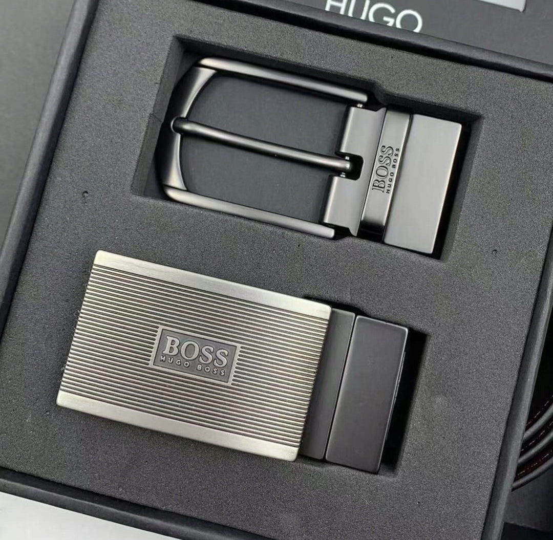 Boss Leather Belt For Men #3