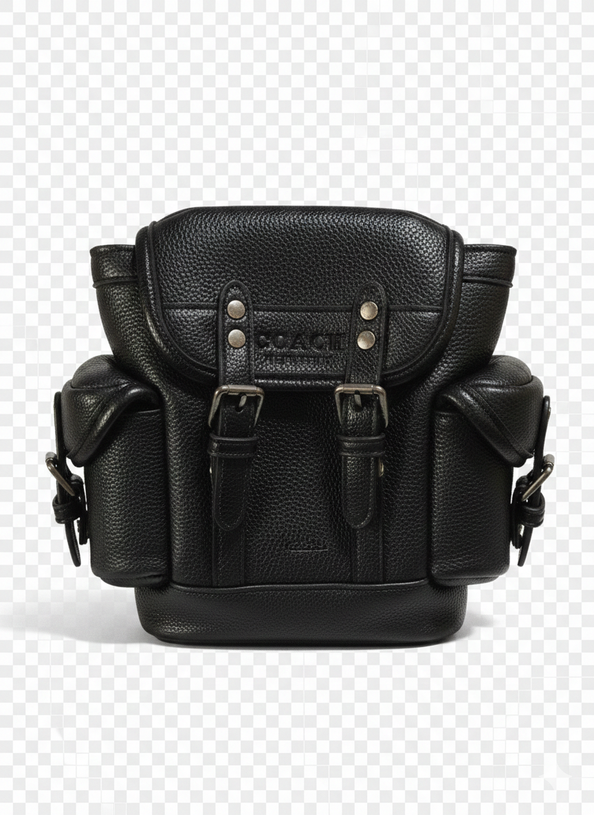 Experience the perfect blend of luxury and rugged utility with the Coach Heritage Unisex Sling Bag #210