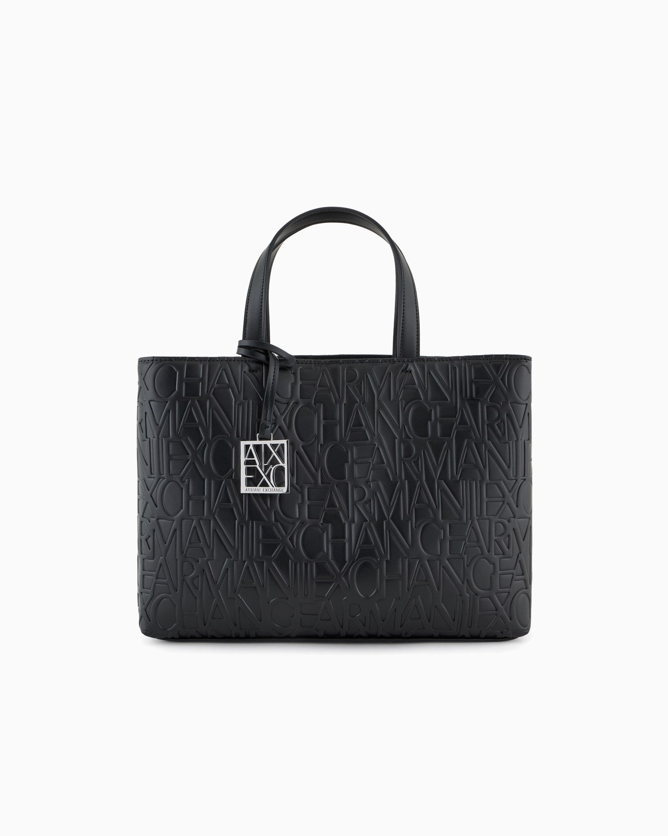 A|X Armani Exchange Medium Tote Bag – Embossed Logo Design, Everyday Chic Style #13