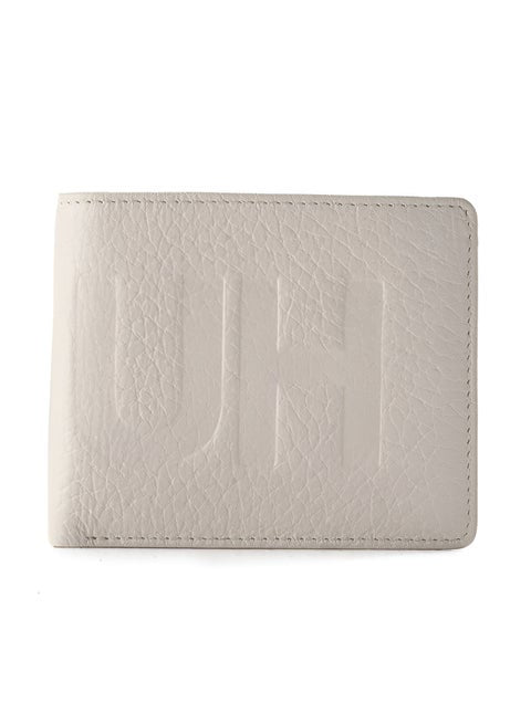 HUGO Men’s Embossed Logo Textured Wallet - Off-White #6