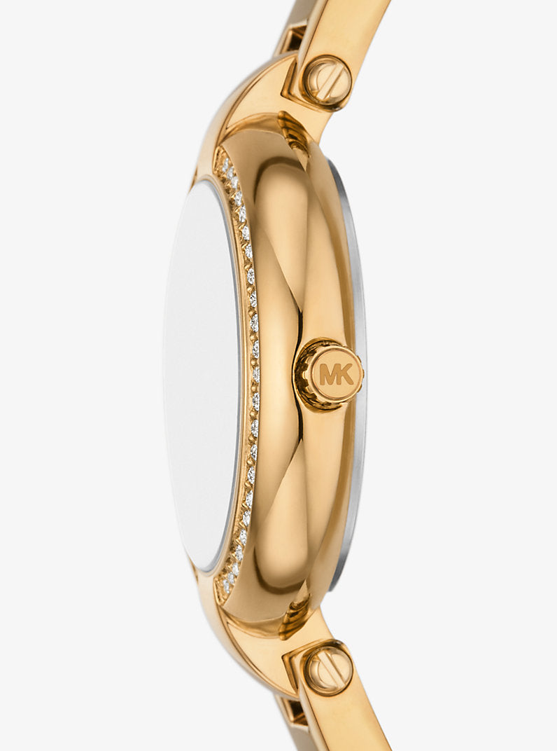 Michael Kors Bangle Watch Gold-Tone | Model MK01110