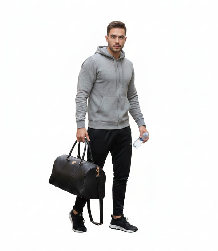 Versace Embossed Medusa Duffel Bag - Black #222