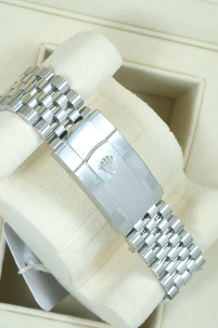 "Who Cares" Custom Dial Silver Watch – Royal Blue Details