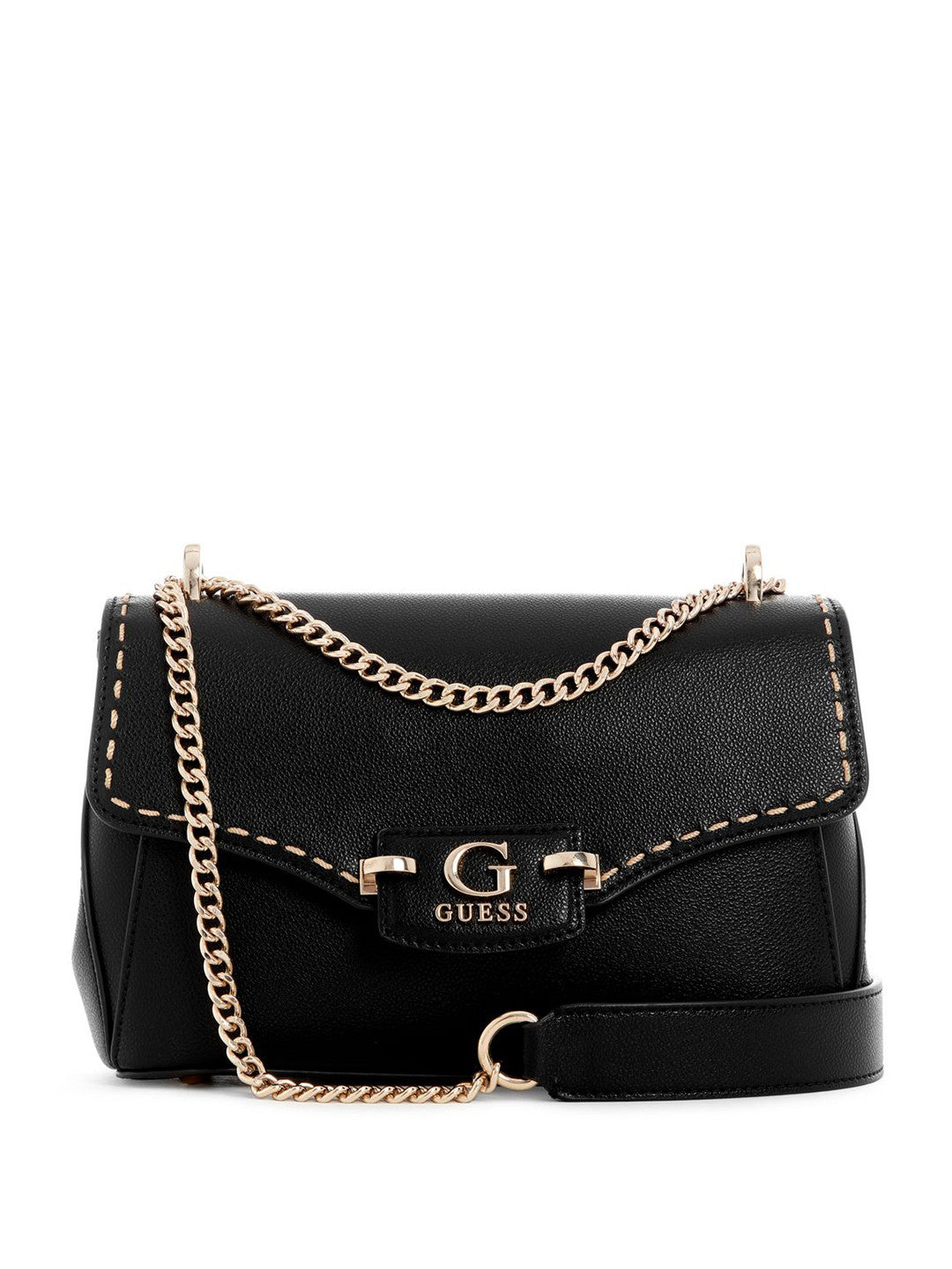 Guess Classic Black Flap Crossbody Bag #179