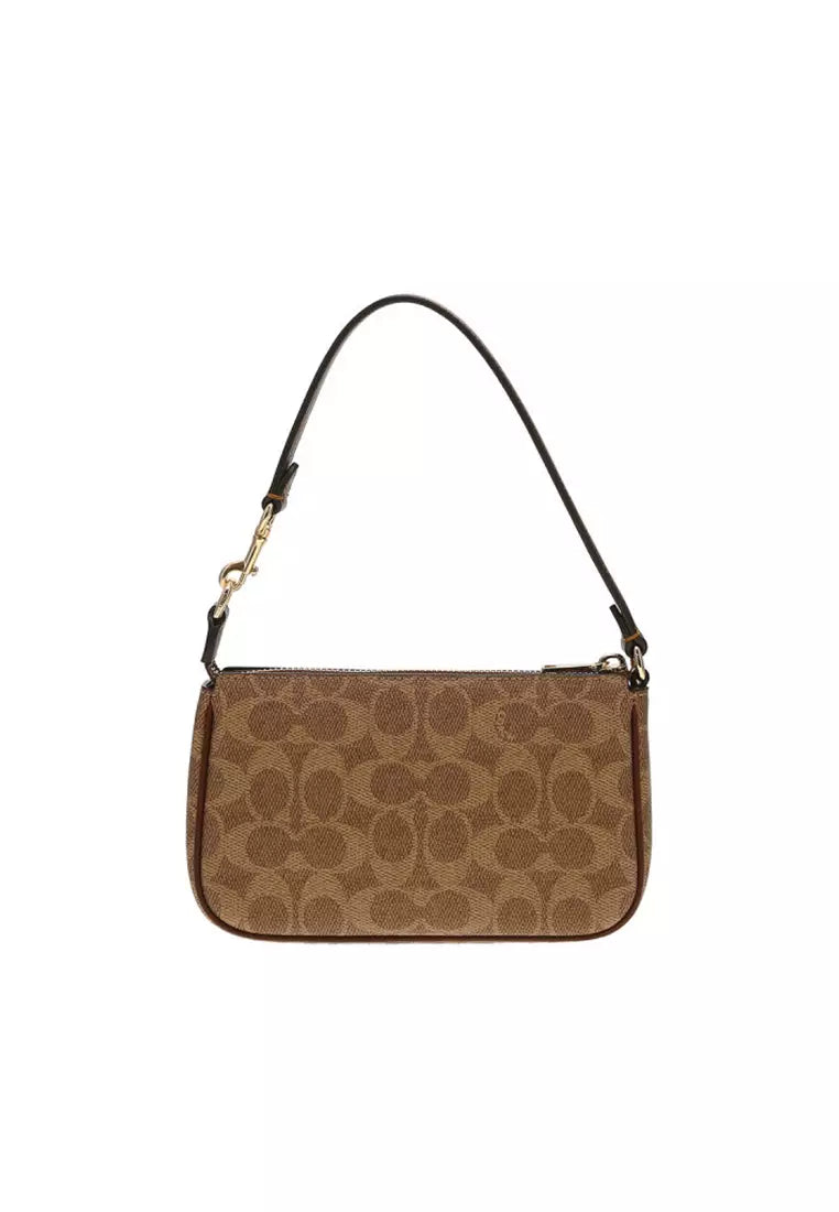 COACH Signature Canvas Small Shoulder Bag – Brown #29