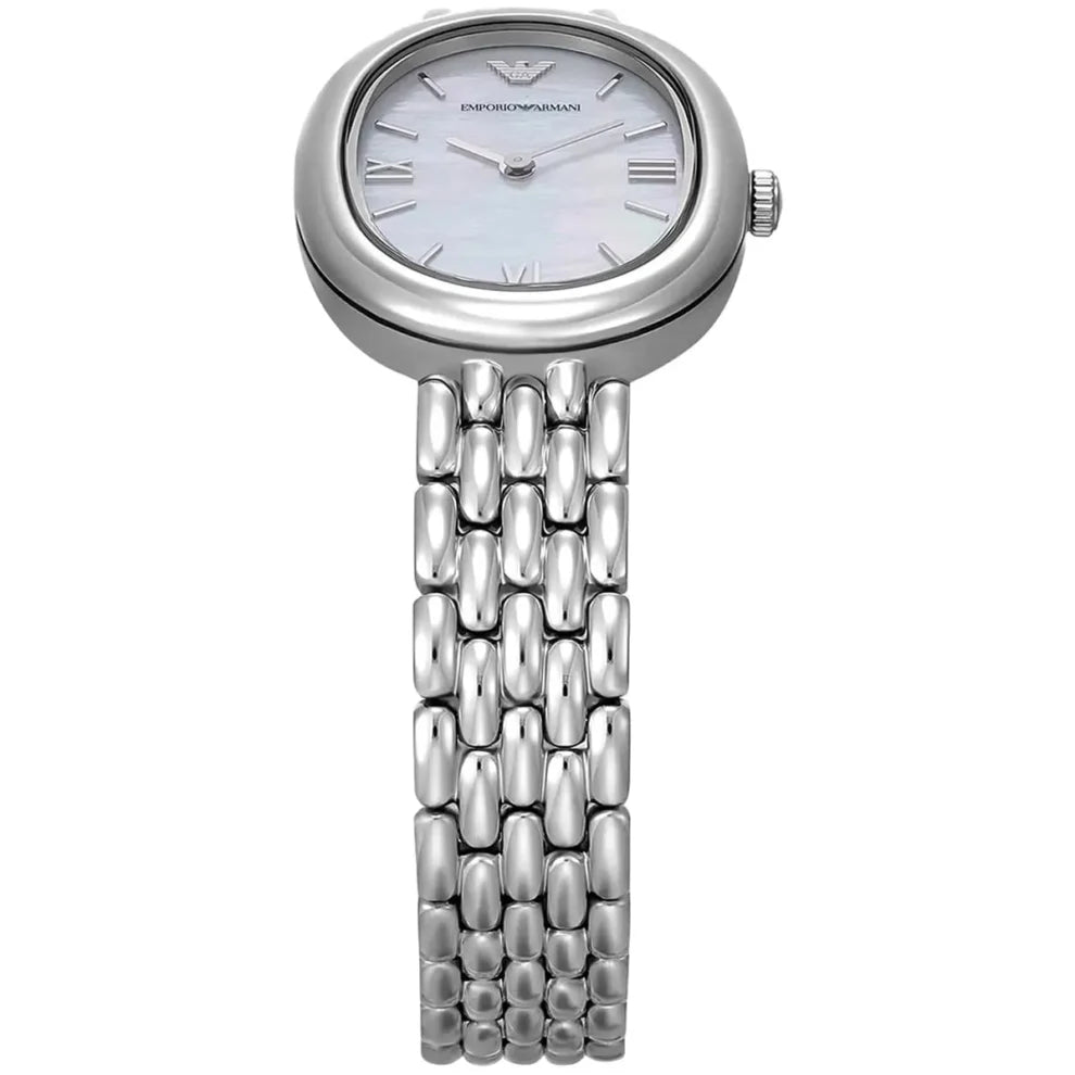 Emporio Armani Ladies' Silver-Tone Watch | Model AR11706