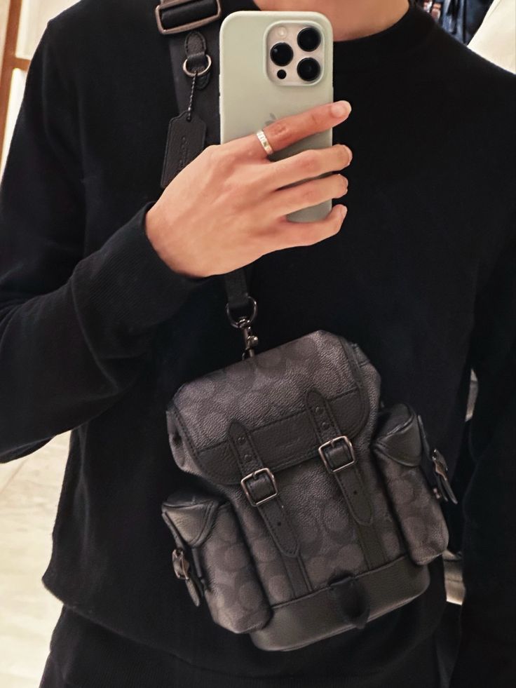 Elevate your everyday carry with the Coach Sling Bag – Unisex Design, now available in a curated range of sophisticated dark tones #212