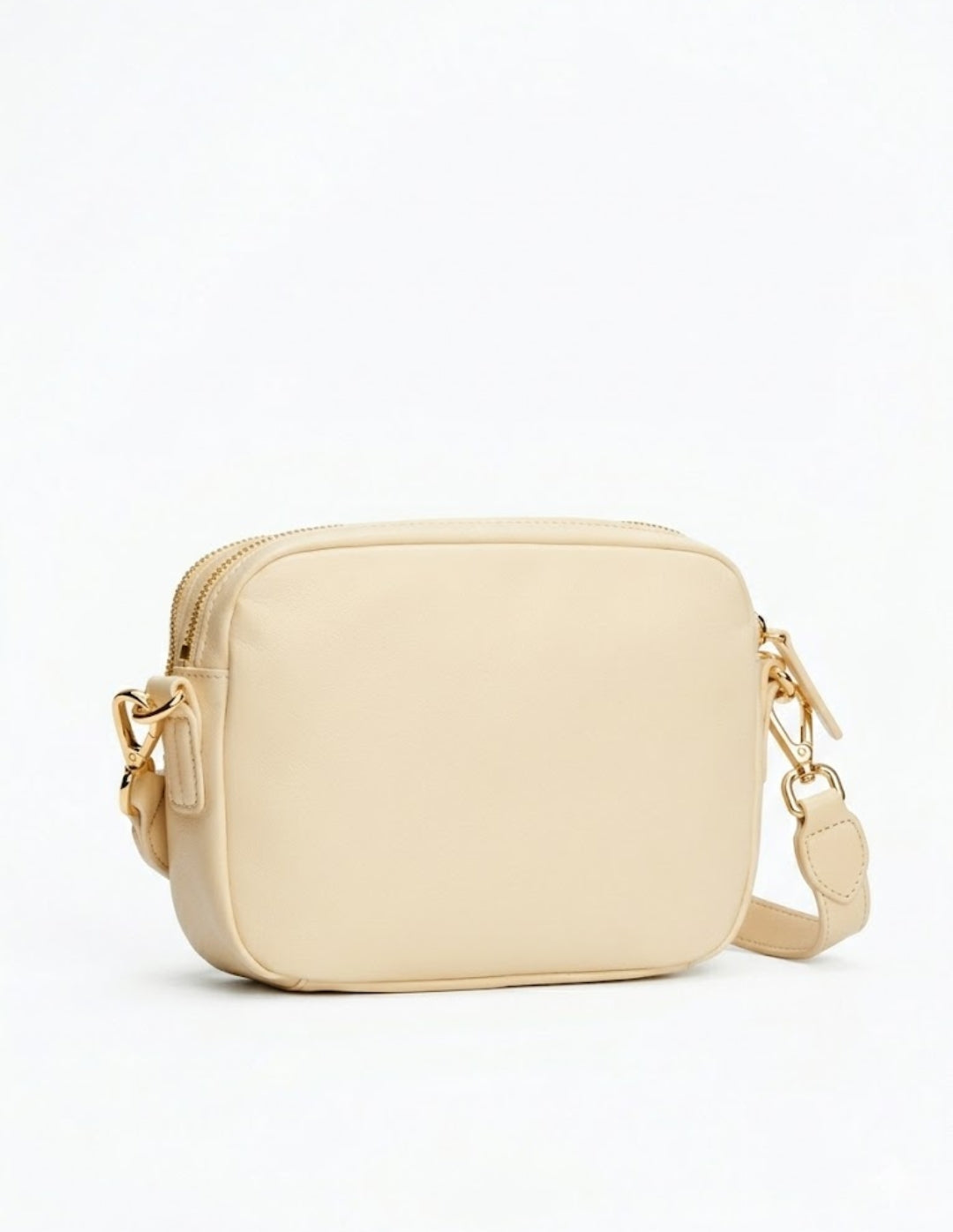 Tommy Hilfiger Essential Camera Bag – Soft Cream, Signature Stripe & Gold TH Monogram #3