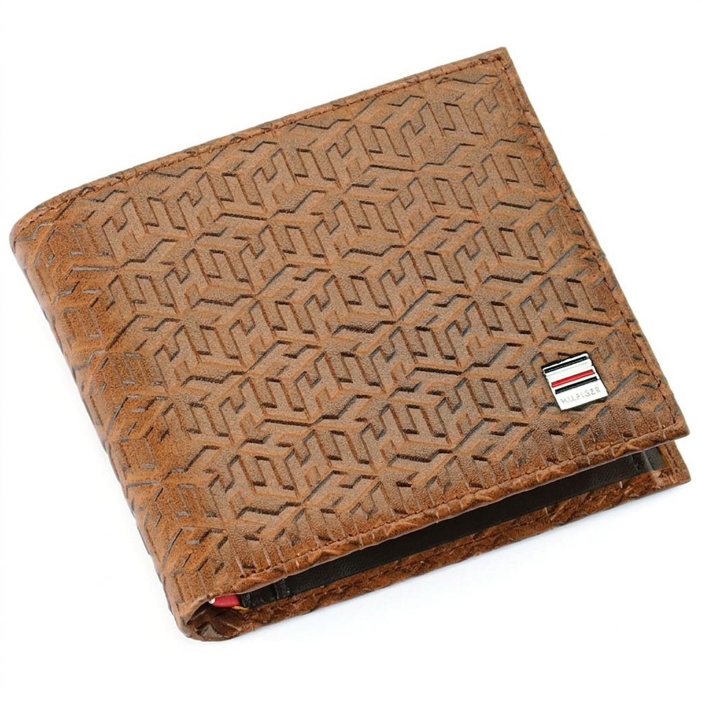 Tommy Hilfiger Men's Havana Monogram Wallet #72
