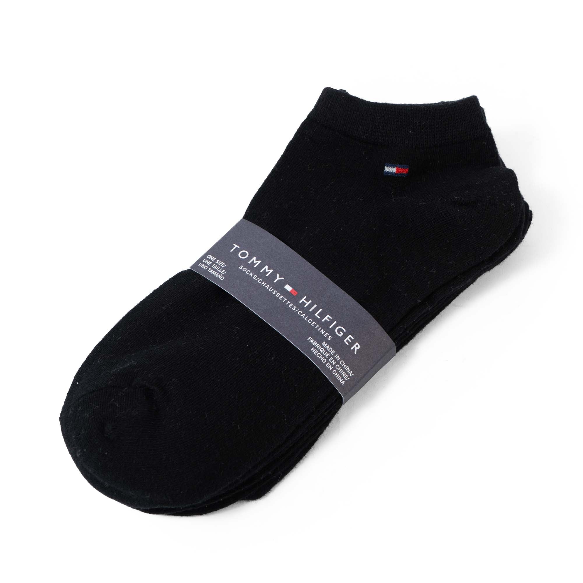 Tommy Hilfiger Multi-Flag Ankle Socks (3-Pair Pack) – Allover Logo Print, Unisex Heritage Comfort #06