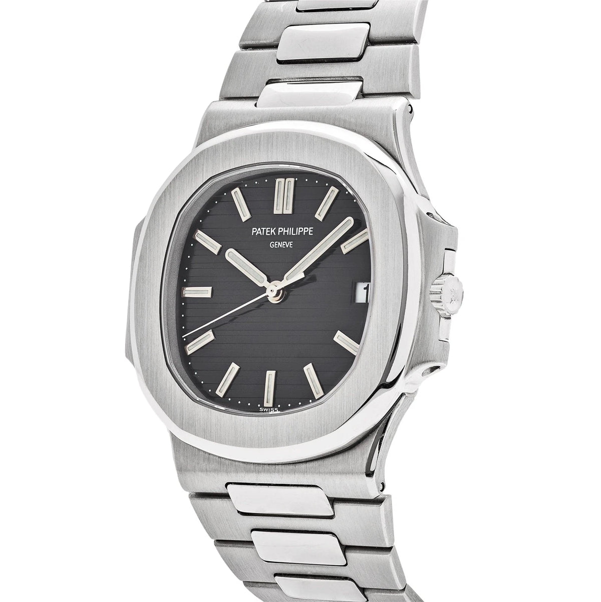 Patek Philippe Nautilus 3711/1G-001 Men's & Women's Watch – Black Dial, Stainless Steel Case and Bracelet, Automatic Movement