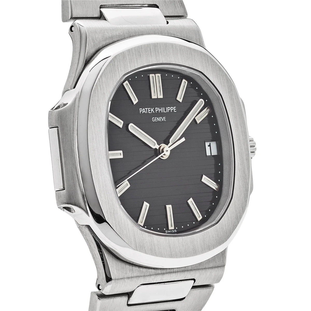 Patek Philippe Nautilus 3711/1G-001 Men's & Women's Watch – Black Dial, Stainless Steel Case and Bracelet, Automatic Movement