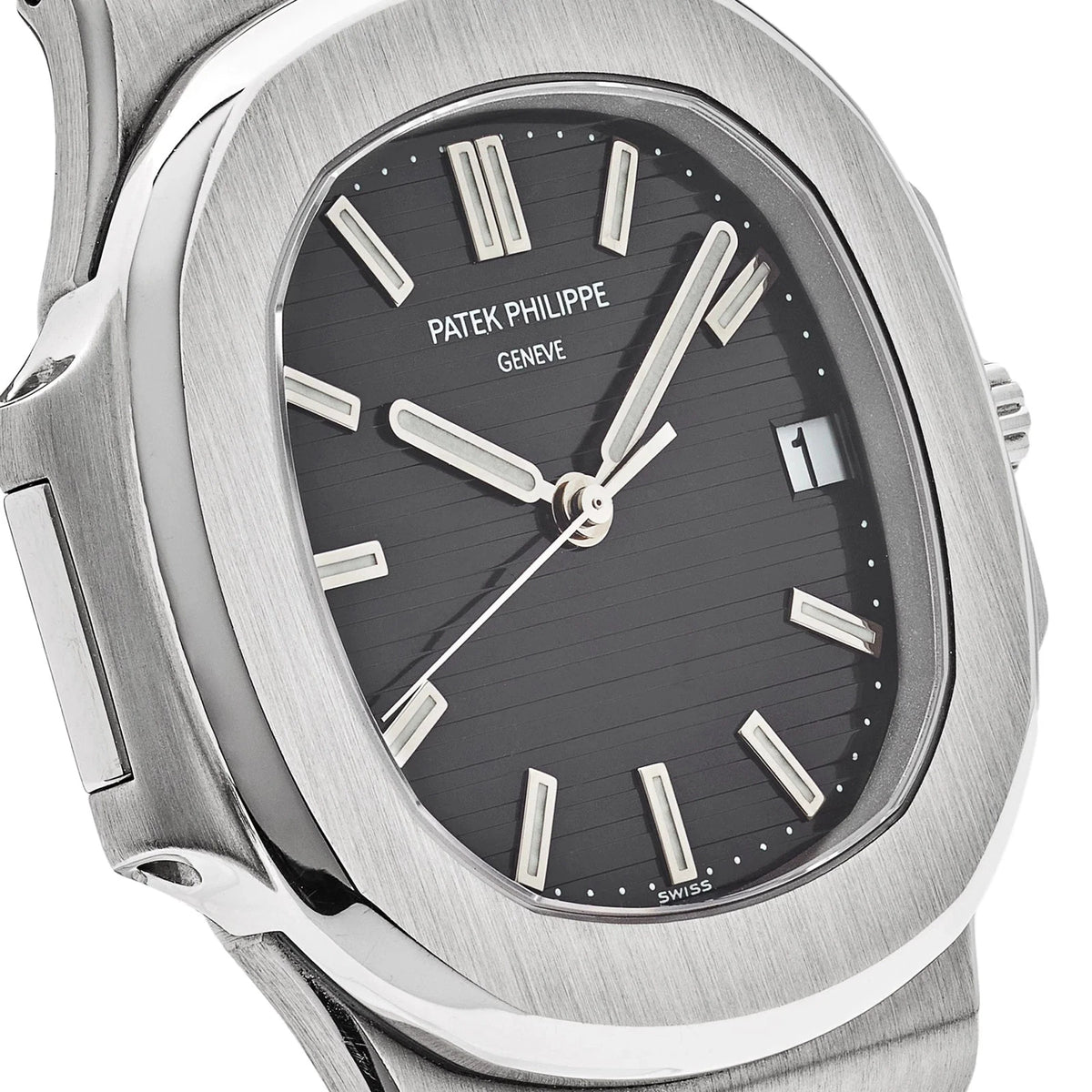 Patek Philippe Nautilus 3711/1G-001 Men's & Women's Watch – Black Dial, Stainless Steel Case and Bracelet, Automatic Movement