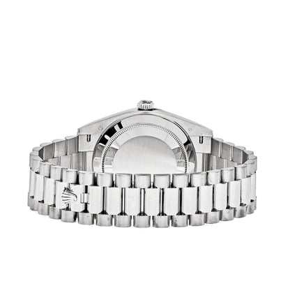 Rolex Day-Date Watch For Men - Navy Dial