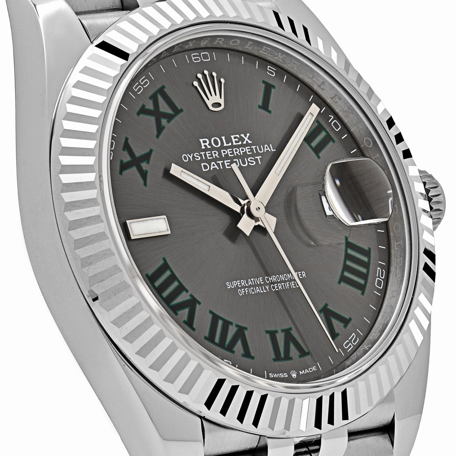 Rolex Datejust Watch For Men - Grey Dial