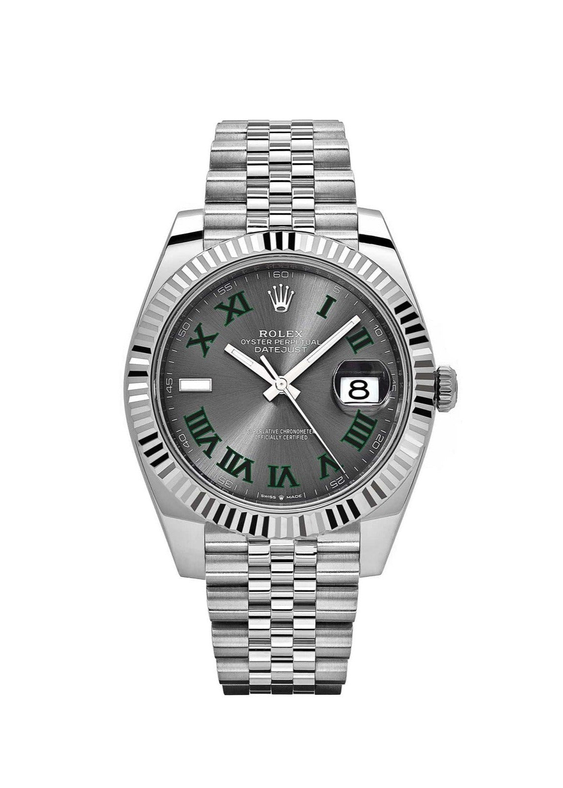 Rolex Datejust Watch For Men - Grey Dial