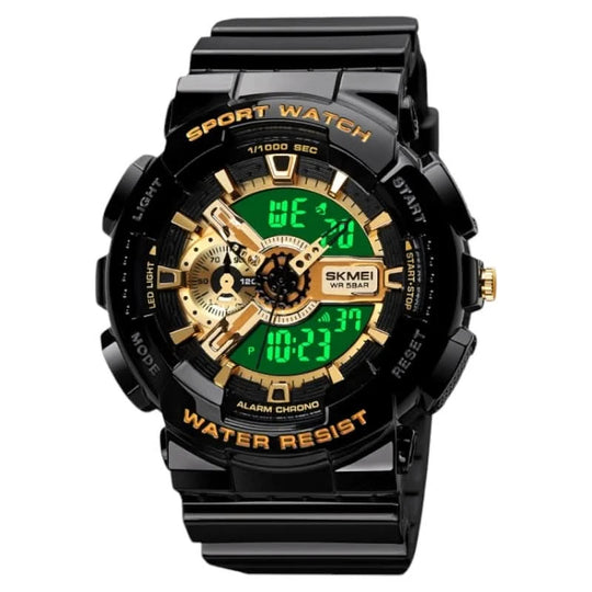 SKMEI 1688 Multi‑Function Analog Digital Sports Watch – Alarm, Stopwatch & Full Calendar