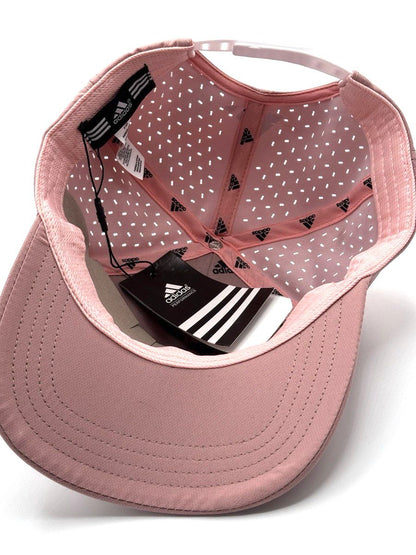 Adidas Unisex Three-Bar Logo Performance Cap - Pink