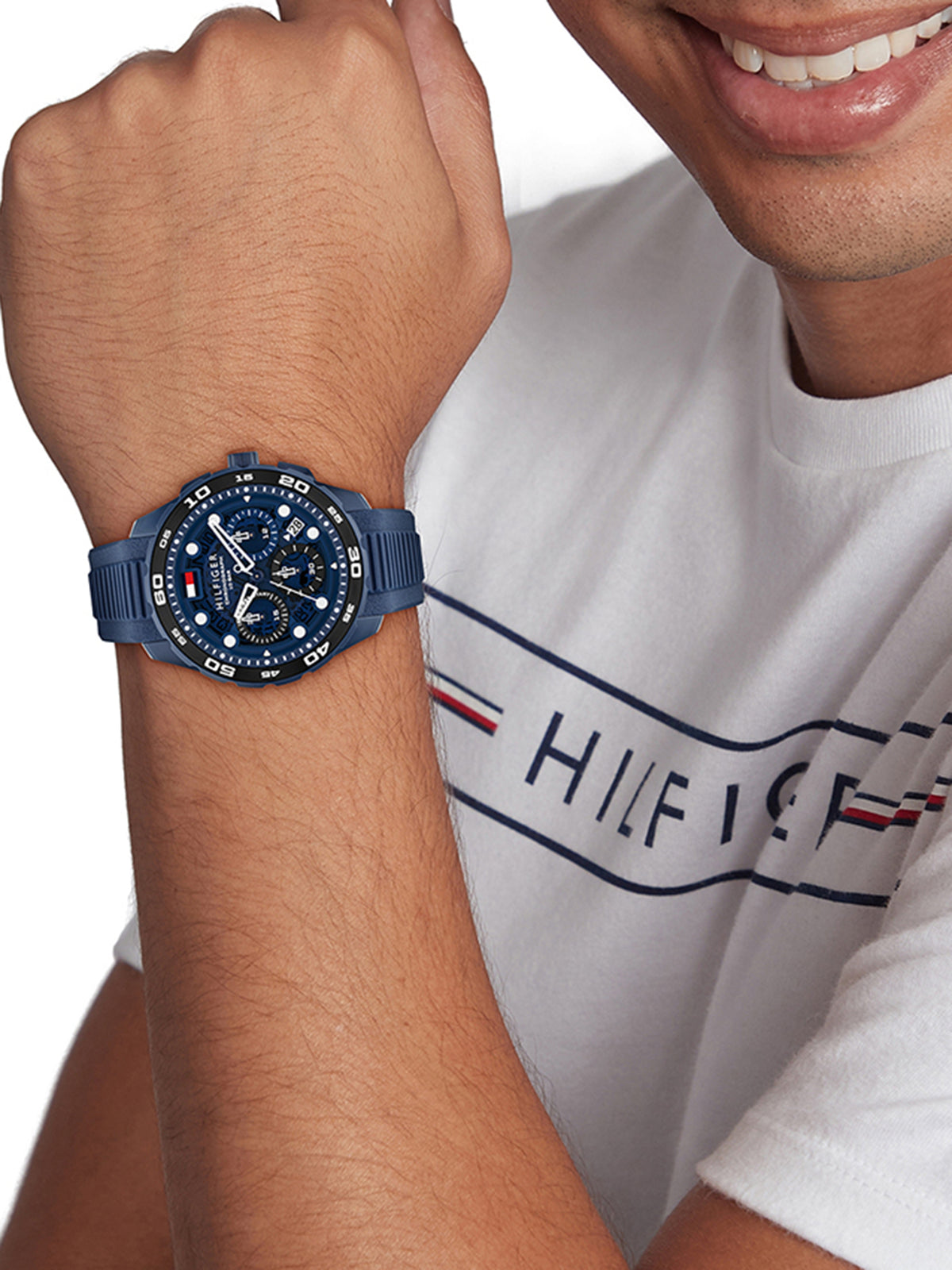 1792232 Regatta Silicon Strap Chronograph Watch