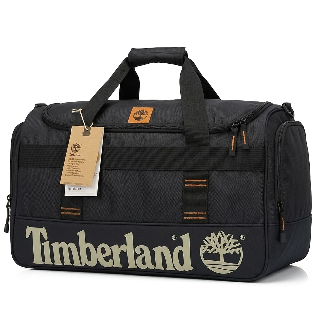 Timberland Men’s Duffel Bag – Dark Sapphire Black Travel & Gym Bag with Premium Design#02