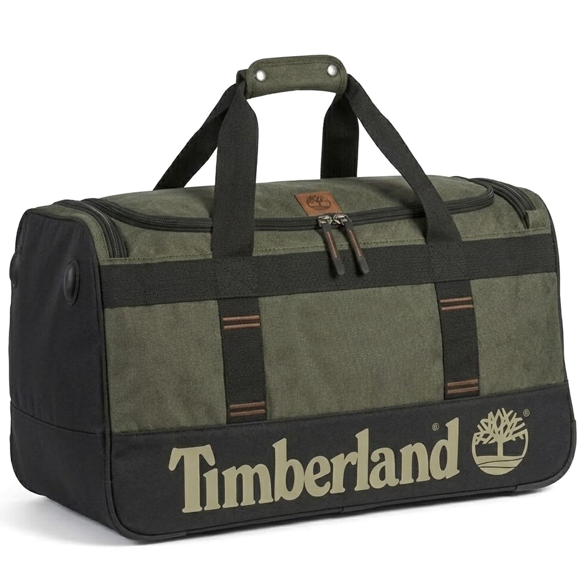 Timberland Men’s Duffel Bag – Grape Leaf Green Travel & Gym Holdall Bag#01