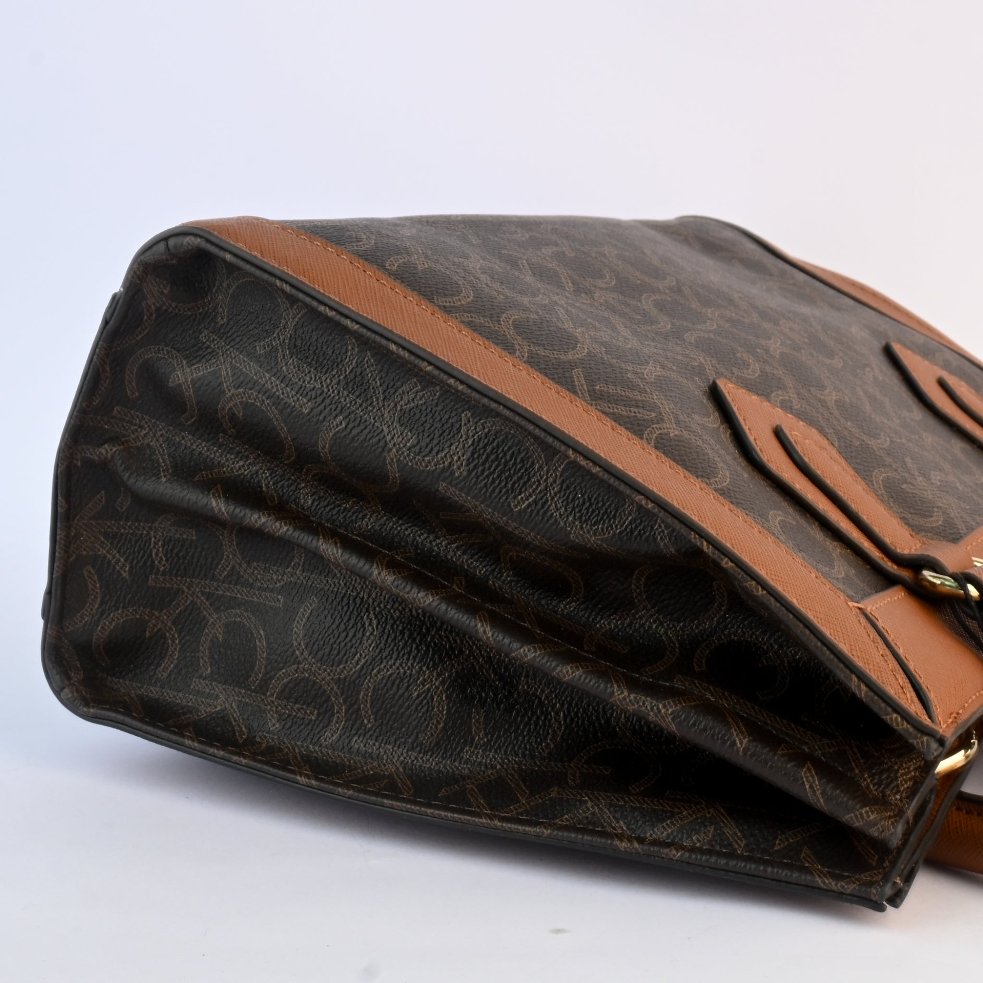 CK Brown Monogram Leather For Women #13