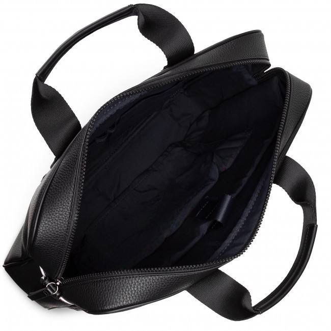 TH Black Leather Bag For Men #8