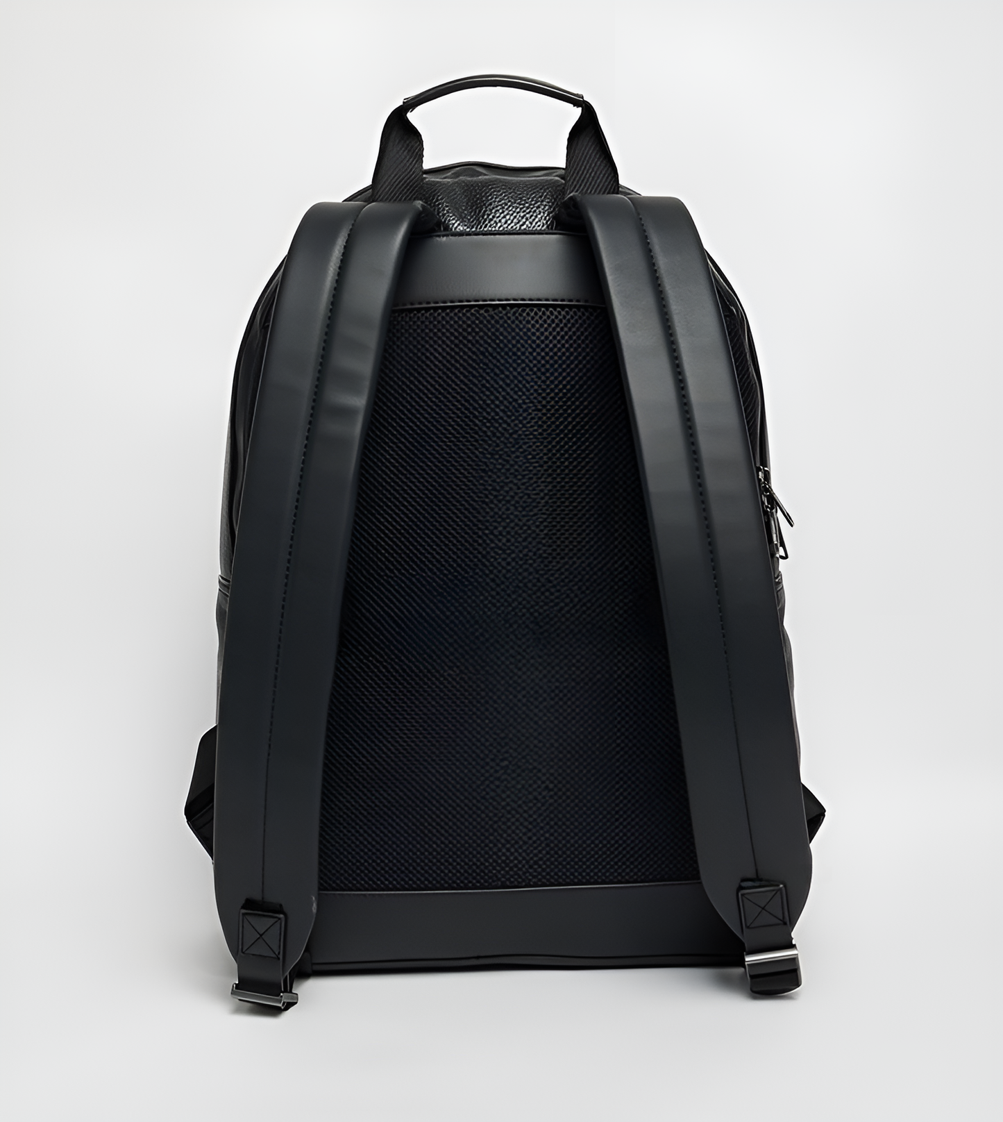 TH Black Leather Backpack For Men 48#