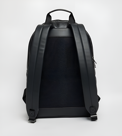 TH Black Leather Backpack For Men 48#