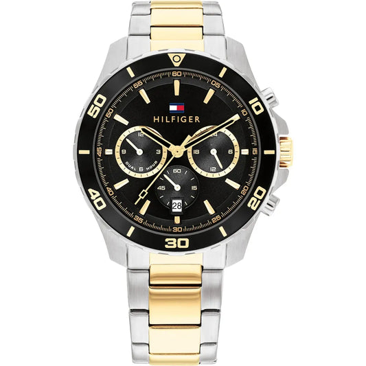 Tommy Hilfiger Men’s Watch – Model 1792095 | Sophisticated Bicolor Stainless-Steel Design