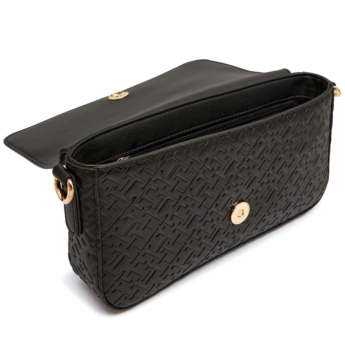 Tommy Hilfiger Women's Crossbody Bag, Black, AW0AW18002#0098