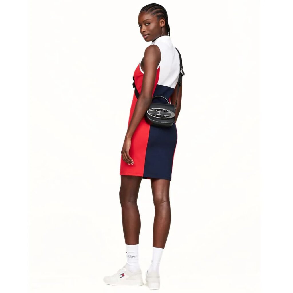 Tommy Hilfiger Women’s Black Leather Handbag AW0AW15811 BDS – Elegant Envelope Flap Design#66