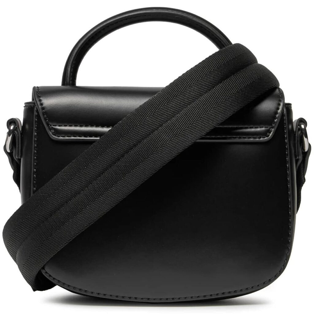 Tommy Hilfiger Women’s Black Leather Handbag AW0AW15811 BDS – Elegant Envelope Flap Design#66