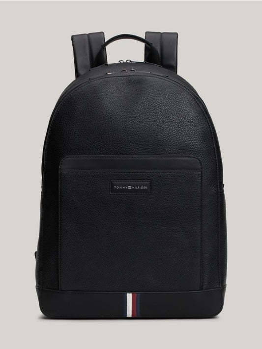 TH Black Leather Backpack For Men 48#