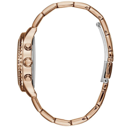 Guess Confetti Women’s Watch – Model W0774L3 | Two-Tone Dial with Elegant Rose Gold Stainless Steel Design