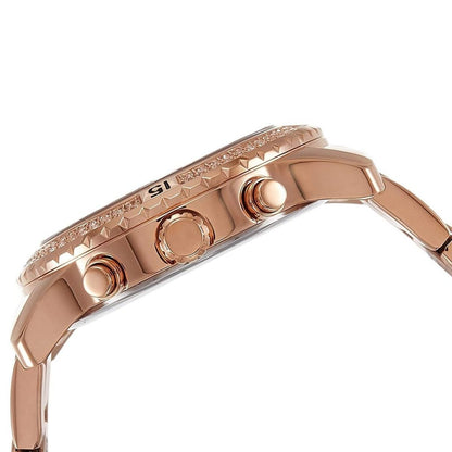 Guess Confetti Women’s Watch – Model W0774L3 | Two-Tone Dial with Elegant Rose Gold Stainless Steel Design