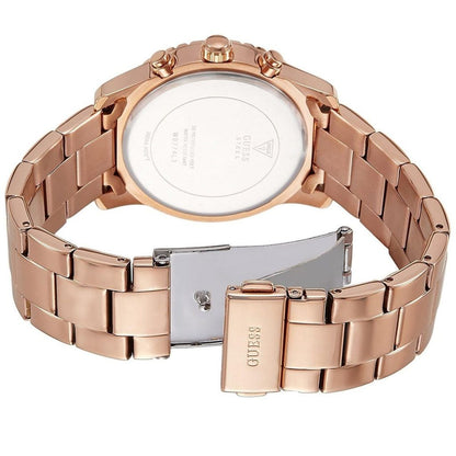 Guess Confetti Women’s Watch – Model W0774L3 | Two-Tone Dial with Elegant Rose Gold Stainless Steel Design