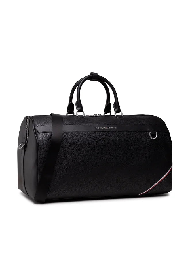 TH Black Leather Duffle Bag For Men 36#