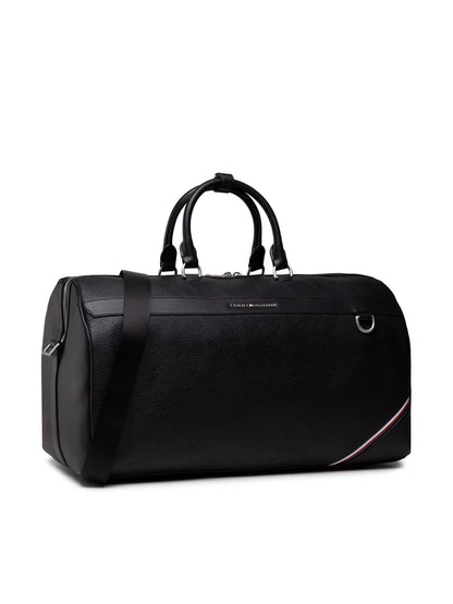 TH Black Leather Duffle Bag For Men 36#