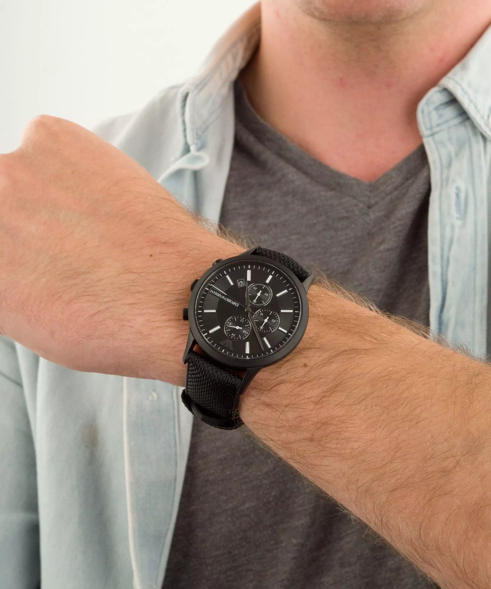 AR11457 Emporio Armani Renato Chrono watch