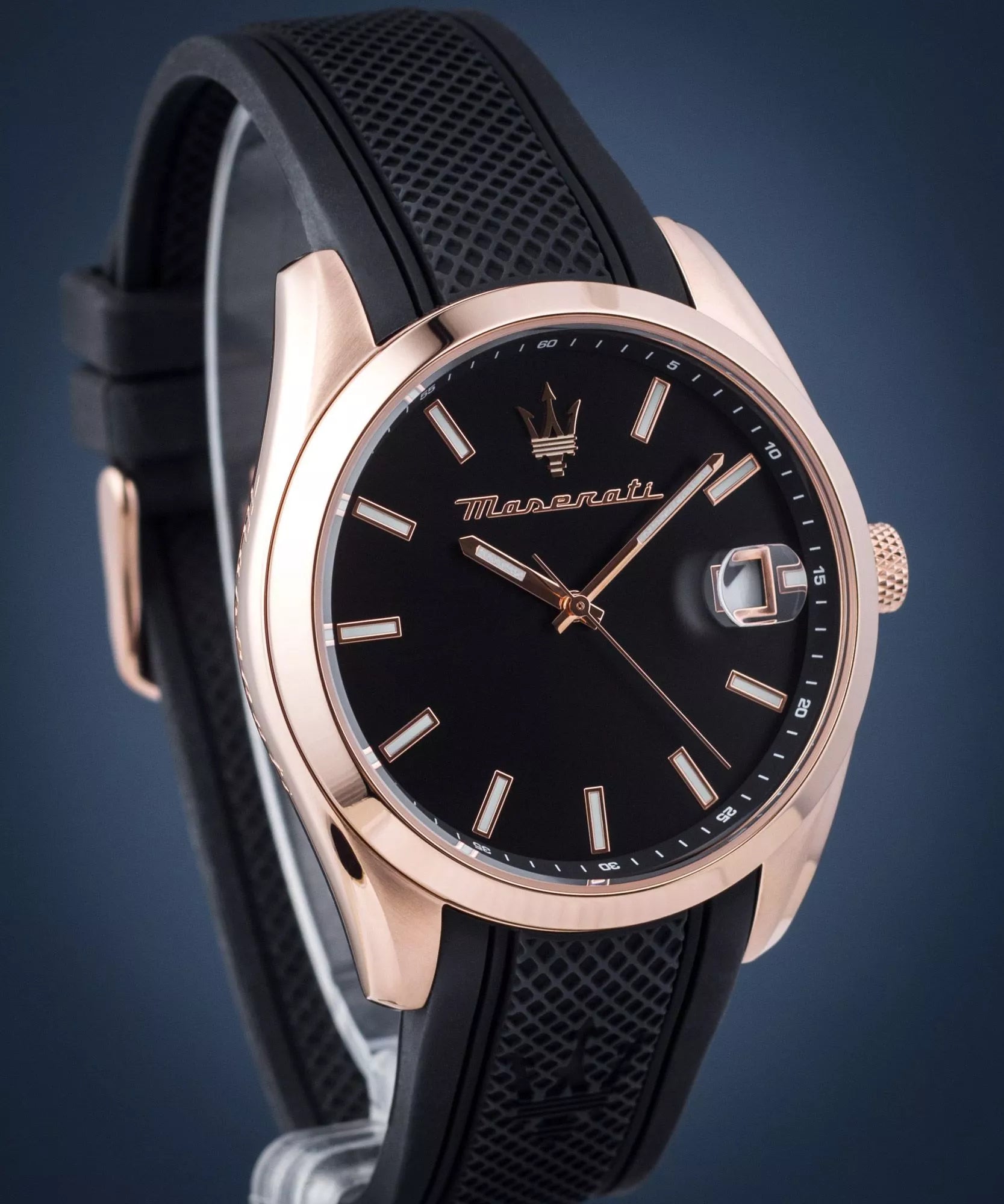 Maserati Men's Epoca Watch R885115002 - Quartz Movement, Leather Strap